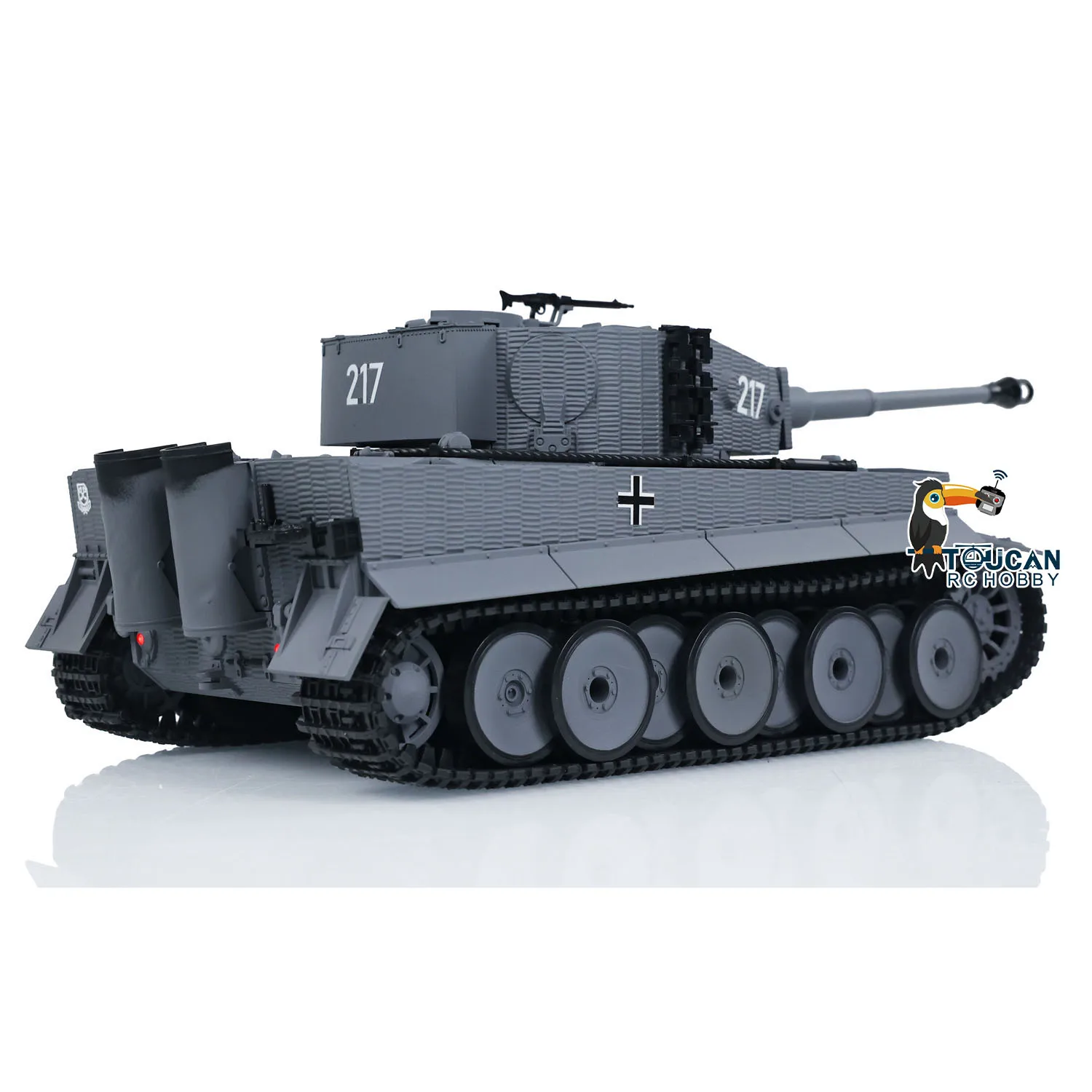 Taigen Tiger I – char de combat RC, avec télécommande, militaire de Combat infrarouge, avec tourelle rotative, pour les amateurs, 1/24