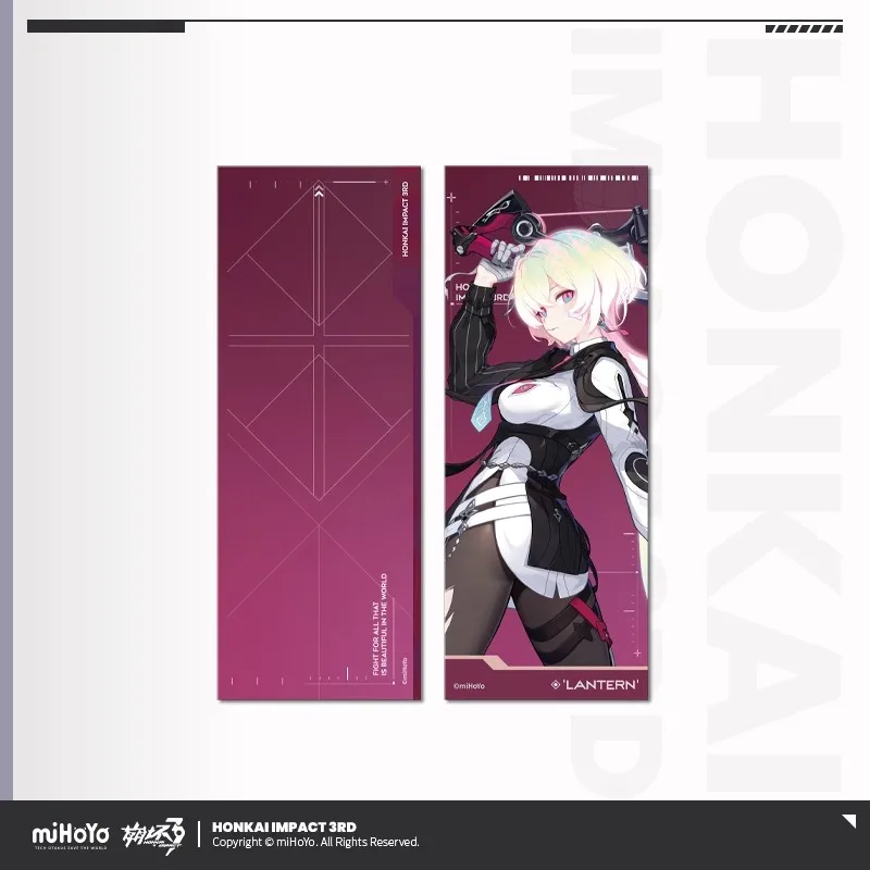 Official miHoYo Honkai Impact 3rd Volume Two Illustration series Laser Ticket Collection Card Anime Game Accessories