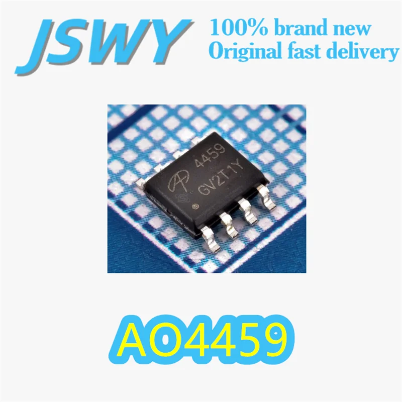 

(10/50 pieces) AO4459 Original Screen-Printed 4459 Package SOIC-8 N-Channel MOSFET 30V 11A Low On-Resistance Electronics