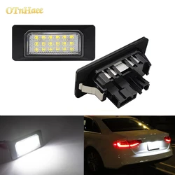 2pcs LED Number License Plate Light For VW Tiguan Touareg Passat Caddy Golf Plus 6/7 Variant Polo Jetta Sharan No Error White