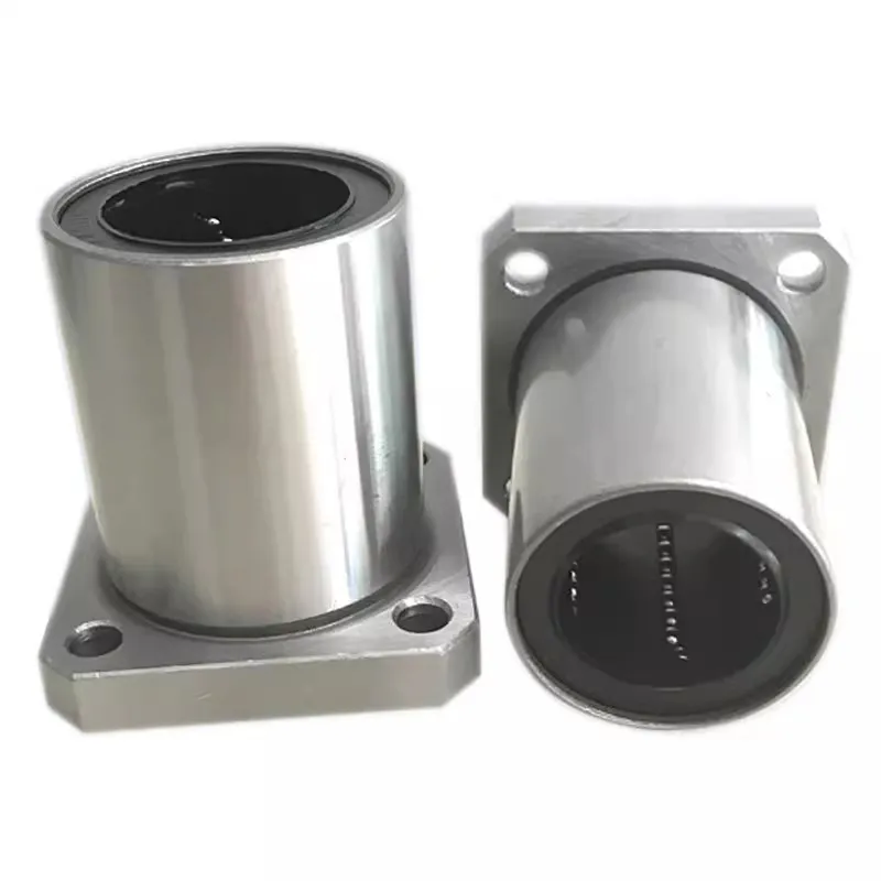 Square Flange Precision Linear Bearings With 1/2/3/4/5PCS LMK10-30UU Bearing Steel Specifications Complete Factory Direct Sales