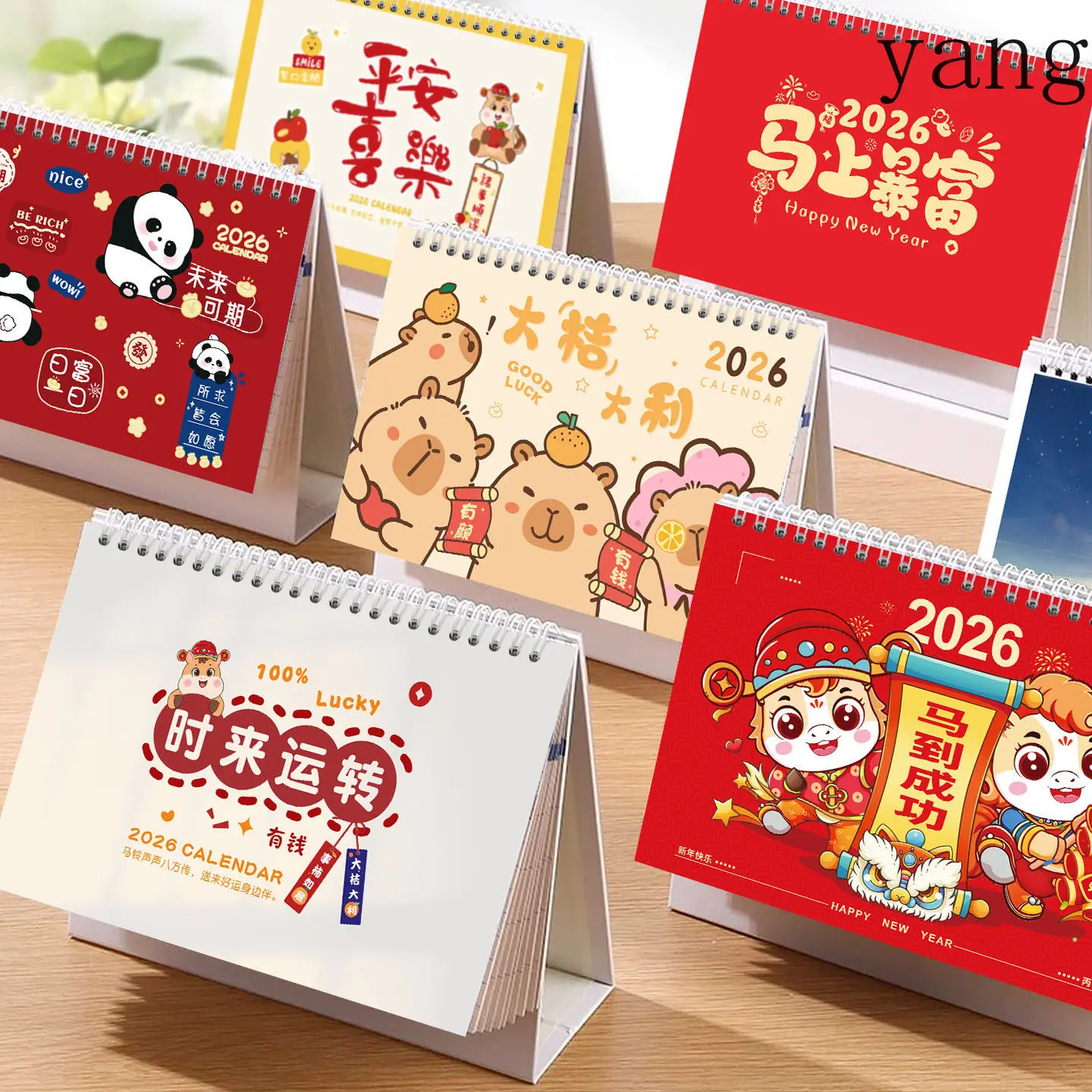 CX desktop large grid note calendar custom business office creative ornament