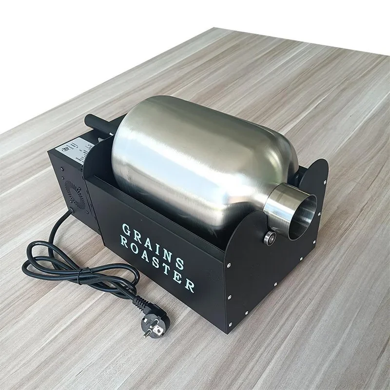 Tostadora de café eléctrica SMXC-8, uso doméstico, granos de café completamente automáticos, semillas de girasol, maní