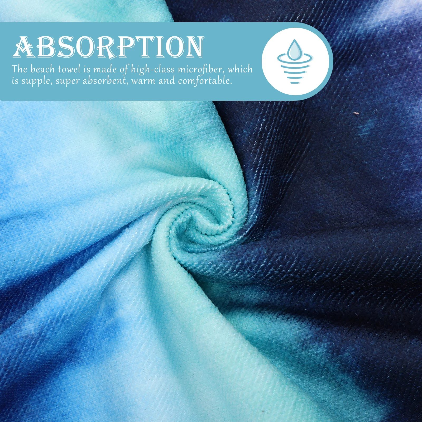 

Quick-Drying Beach Towel Compact Travel-Friendly Design for Outdoor Sports Camping Beach Trips Soft Comfortable High-Quality