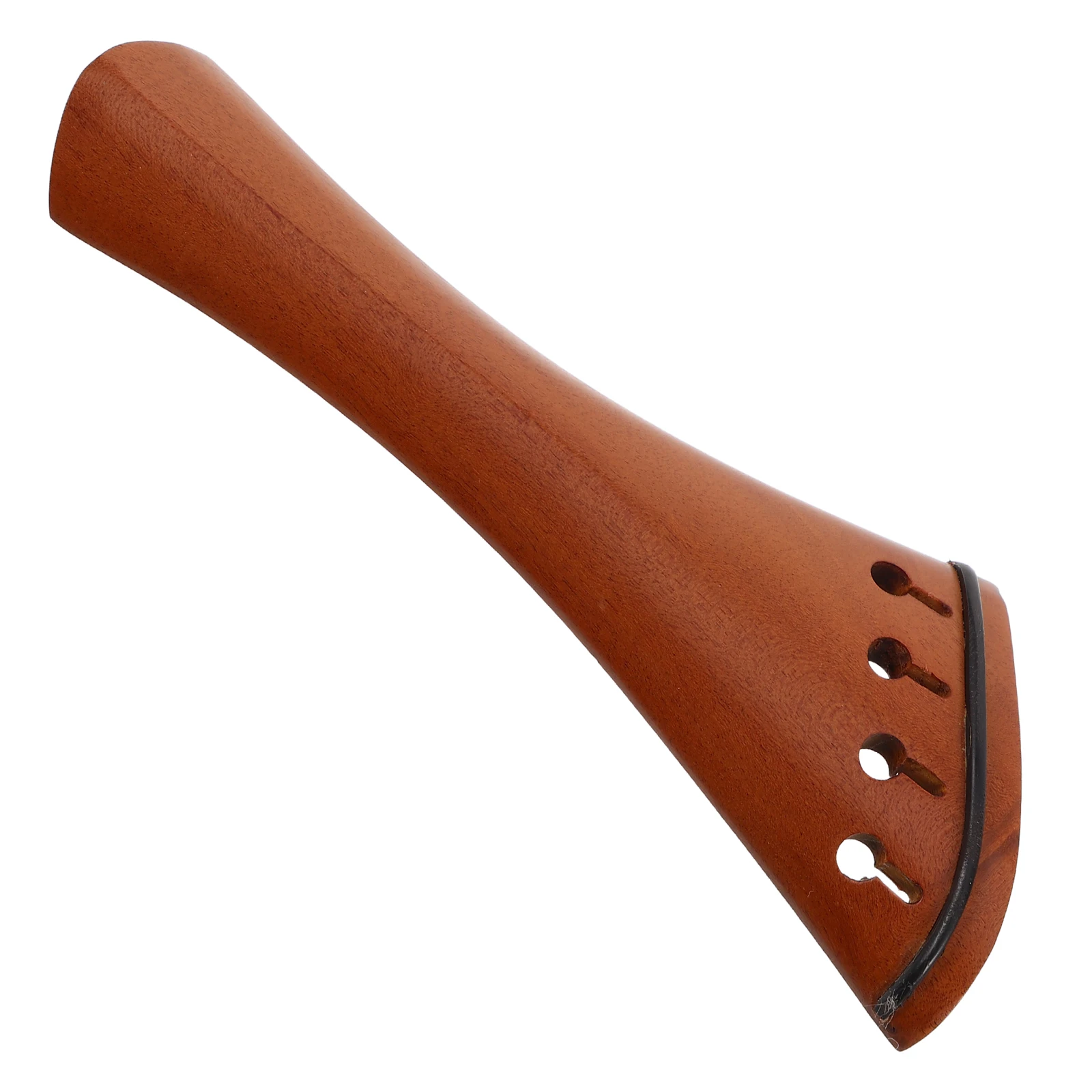 

Violin Tailpiece For 4/4 Violin Jujube Wood String Pulling Board Slanted Edge Design Adjustable Pegs Set Replacement Parts