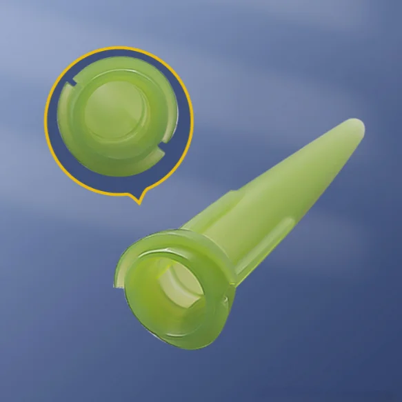 100 Pcs Large Flow Plastic TT Tapered Needles, Bevel Tip Luer Lock Dispensing Nozzle, Large Bore Jam Jar Squeeze Head