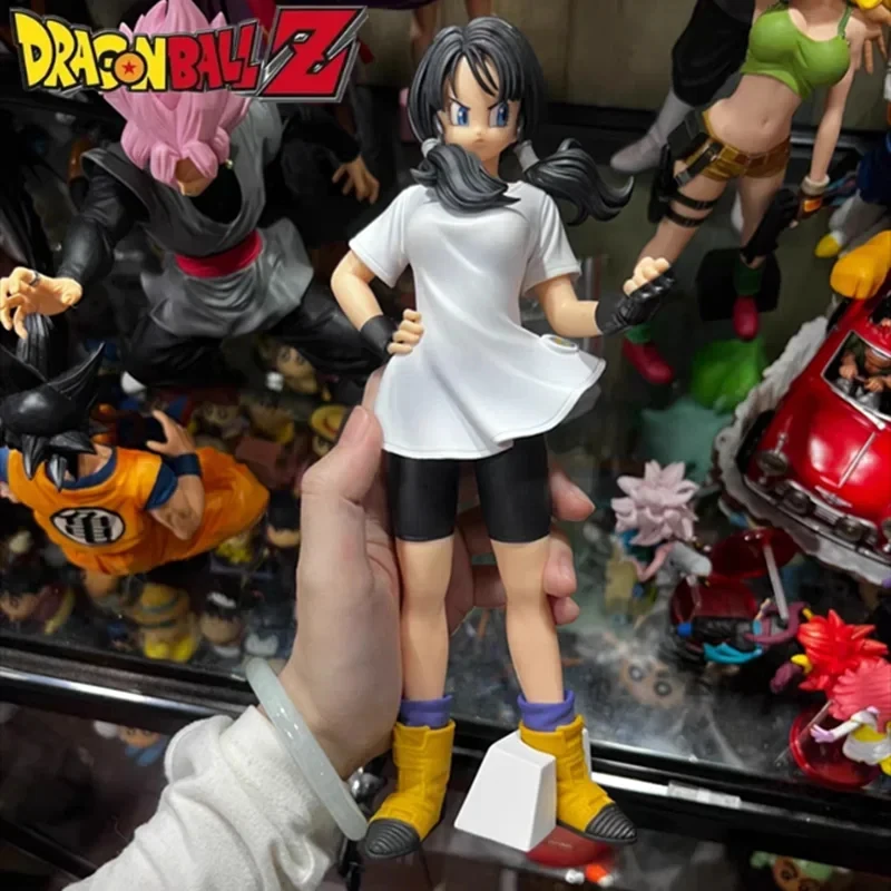 25cm Original Dragon Ball Z  Videl Figure Banpresto Glitter Glamours Pvc Model Ornament Style Kawaii Figurine Collection Gifts