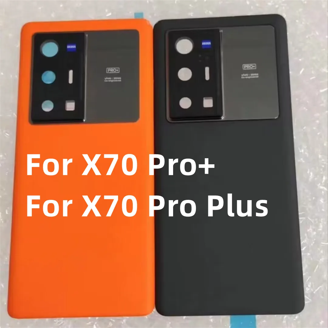 Repair For VIVO X70 / X70 Pro / X70Pro+ Plus 5G Battery Glass Door Case Phone Housing + Lens Frame Rear Back Cover Replace Part