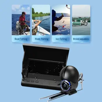 Telecamera subacquea per la pesca 1080P HD da 4,3 pollici, LCD portatile, rilevatore di pesca sul ghiaccio per barca, kayak, pesca in mare con batteria da 5000 amh 6 best sales telecamera per barche - №1
