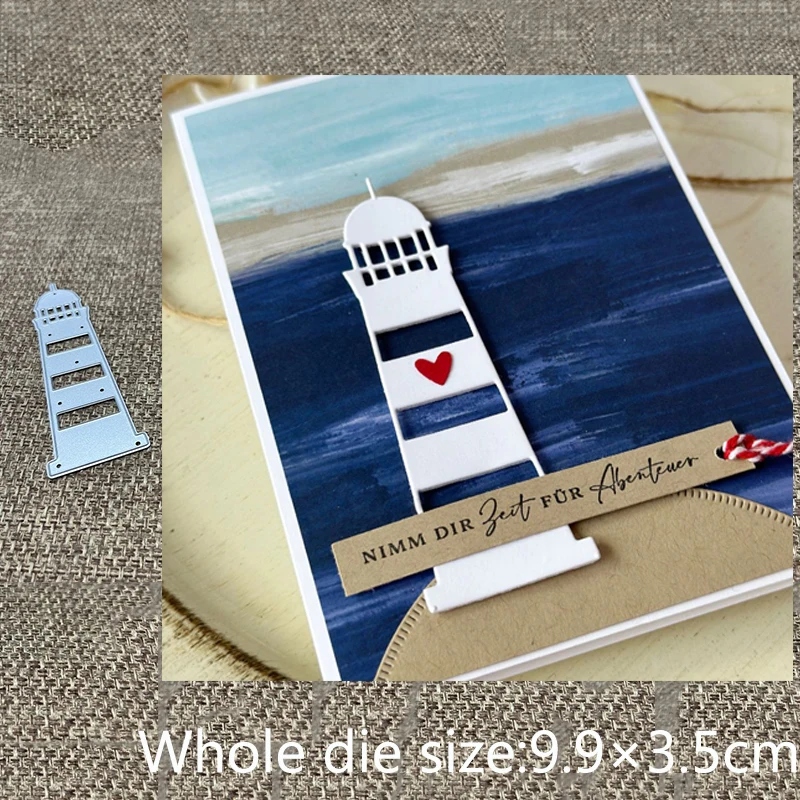 XLDesign Craft Metal stencil mold Cutting Die lighthouse decorations scrapbook die cut Album Paper Card Craft Embossing