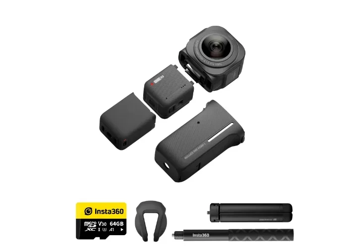 Insta360 ONE RS용 스포츠 카메라, 360 몰입형 6K 360 비디오, 21MP 360 포토, 듀얼 1 인치 센서