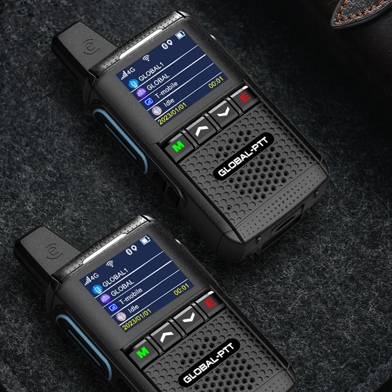 Imagem -02 - Global Xp-mx2 Walkie Talkie Android Mini Rádio Bidirecional Comunicador de Longo Alcance Wi-fi 4g 100 km Gps 4g Poc