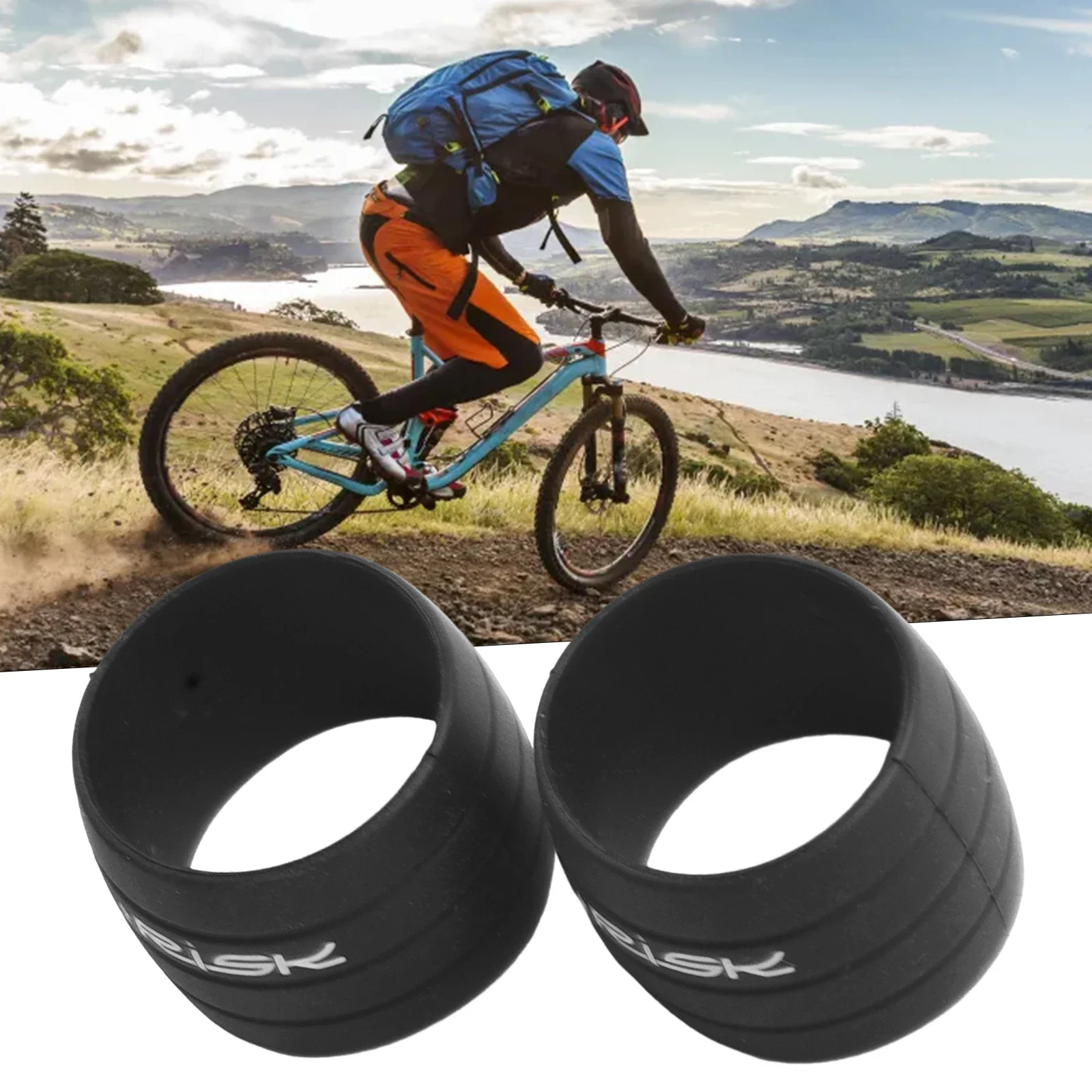 Bike Handlebar Fixed Ring Tape Indoor Wear Resistant Parts Accessories Anti Skip Flexible Good Elasticity Odorless