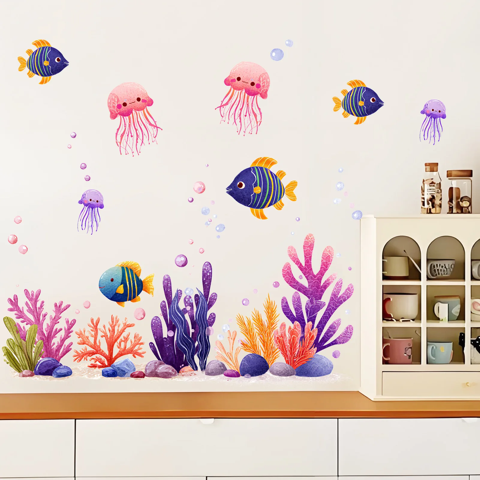 Baby Nursery Under The Sea - Наклейки на стену с изображением океана