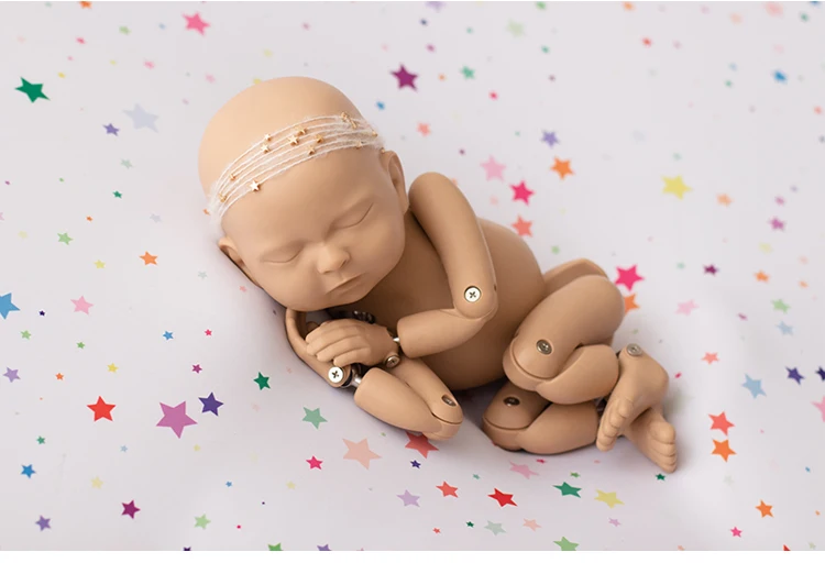 ❤️ Adereços para fotografia de recém-nascidos, acessórios de pano de fundo elástico para estúdio de fotos de bebê, cobertor de fundo de estrelas coloridas