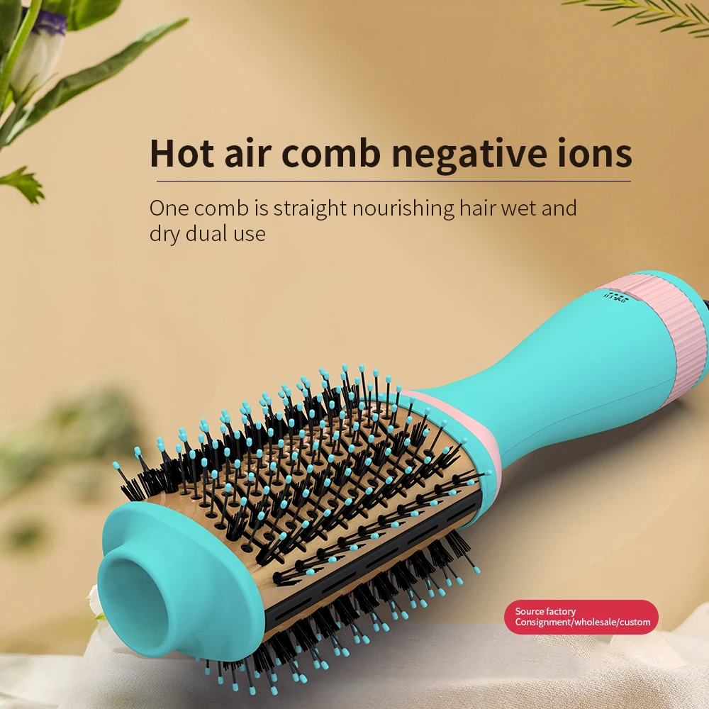 جديد وصول المهنية البيضاوي الشكل فرشاة الهواء الساخن مخصص اللون/شعار تفجير مجفف الشعر متعدد الطراز أدوات مختلفة نمط الشعر