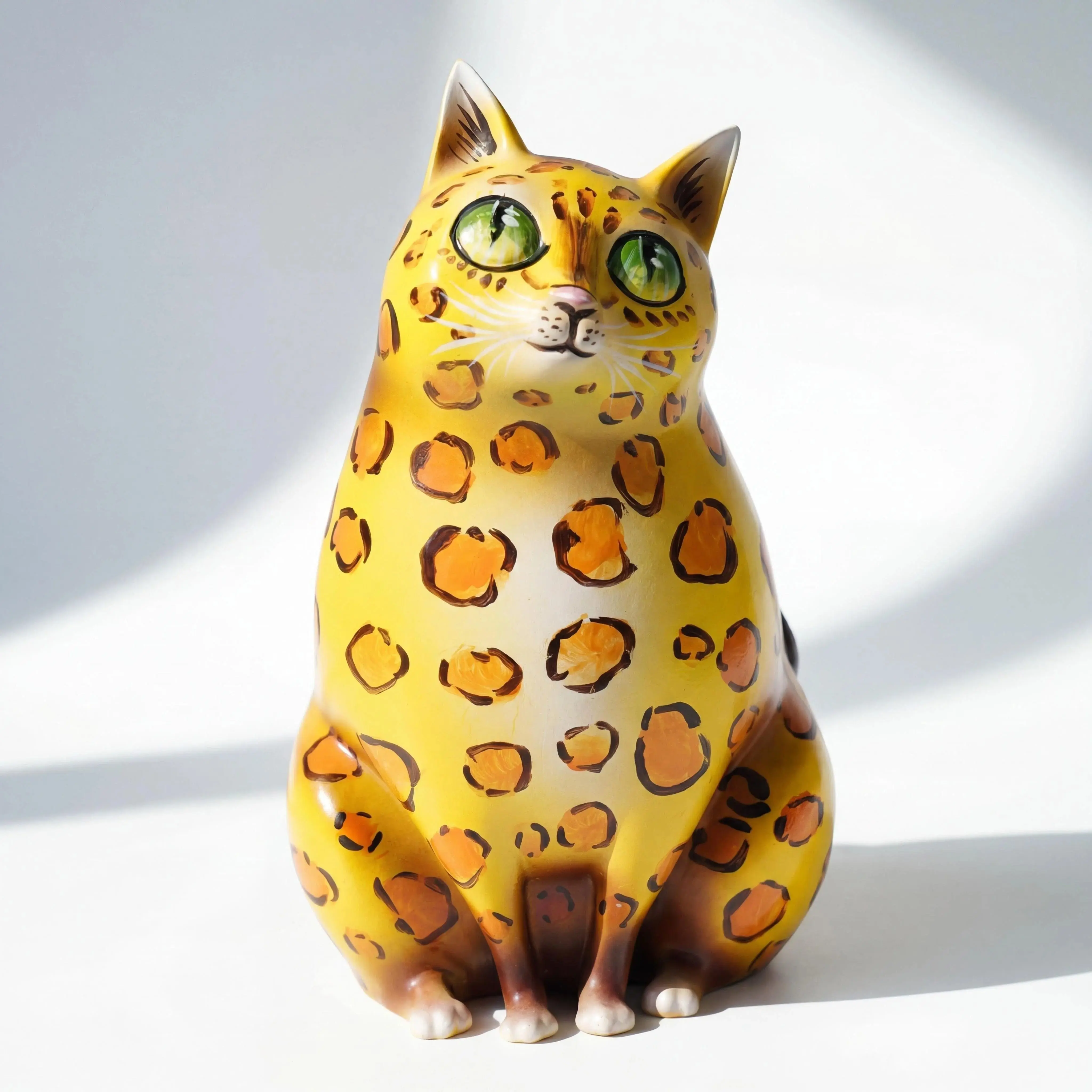 Hand-painted Handmade Animal Cat Tissue Box Decorative Item or Ornament  Room Decorations