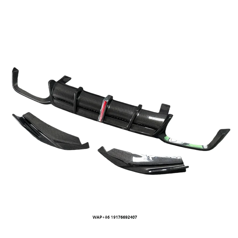 Carbon Fiber with Lamp and Rear Lip Body Kit for X3M F97 Upgraded AE Style Rear Diffuser Turbulence air Kit