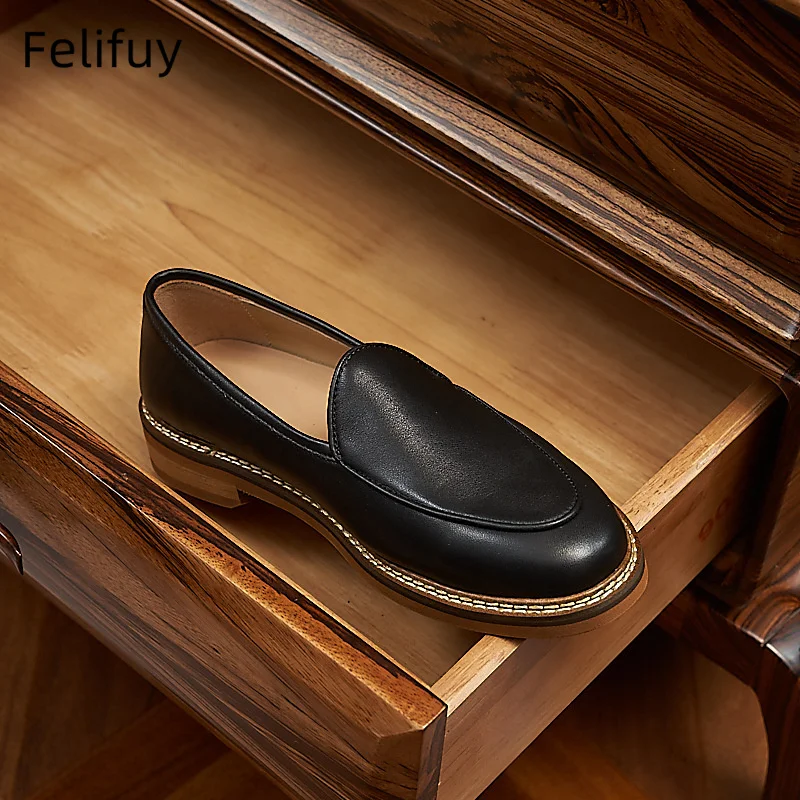 New Autumn Cow Suede Mens Loafers Simple Flat Casual Shoes Luxury Brand Genuine Leather Outdoor Mocasin Party Wedding Shoes
