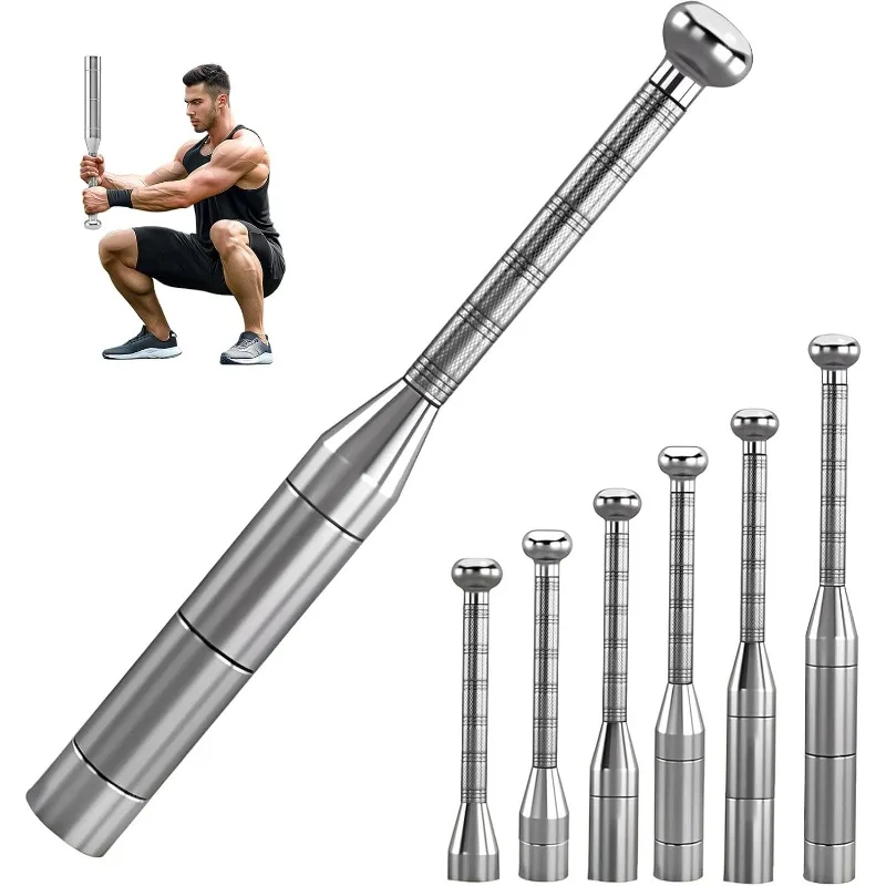 

Macebell Clubbell for Strength Training, 6/8-in-1 Premium Steel for Full Body, Muscles, Shoulder, Grips & Forearms Wo