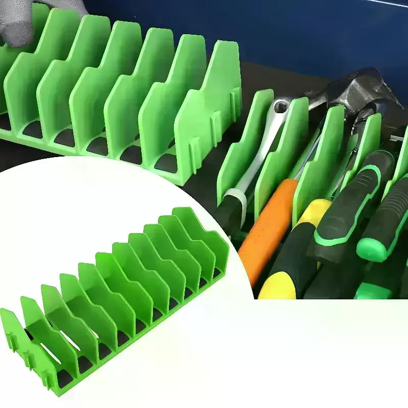 Practical Plier Organizer Rack Holds Up To Ten: Drawer Toolbox Sturdy Space-Saving