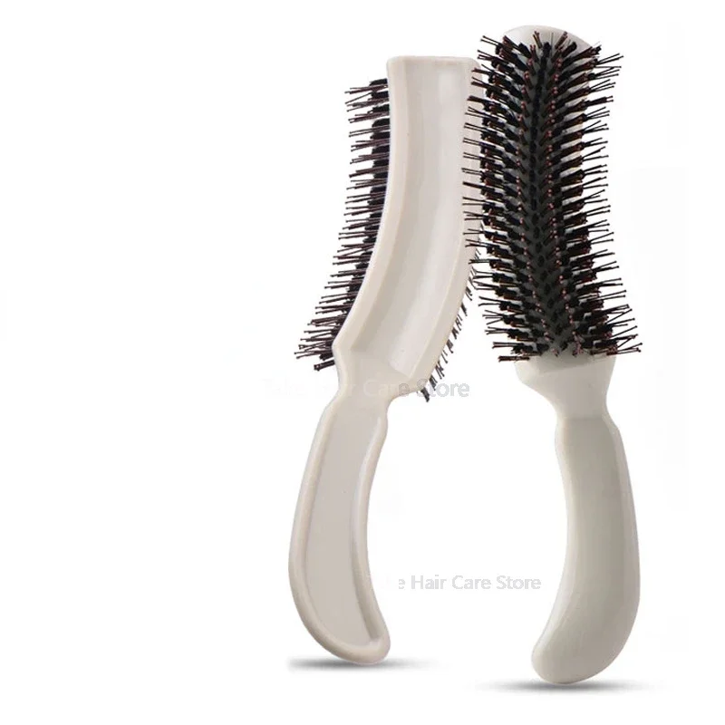 Pente em forma de S Maquiagem Artista Ferramentas de Estilo Suaviza Frizz Escova de Cabelo Brosse Cheveux Femme Profissional Peines Para El Cabello