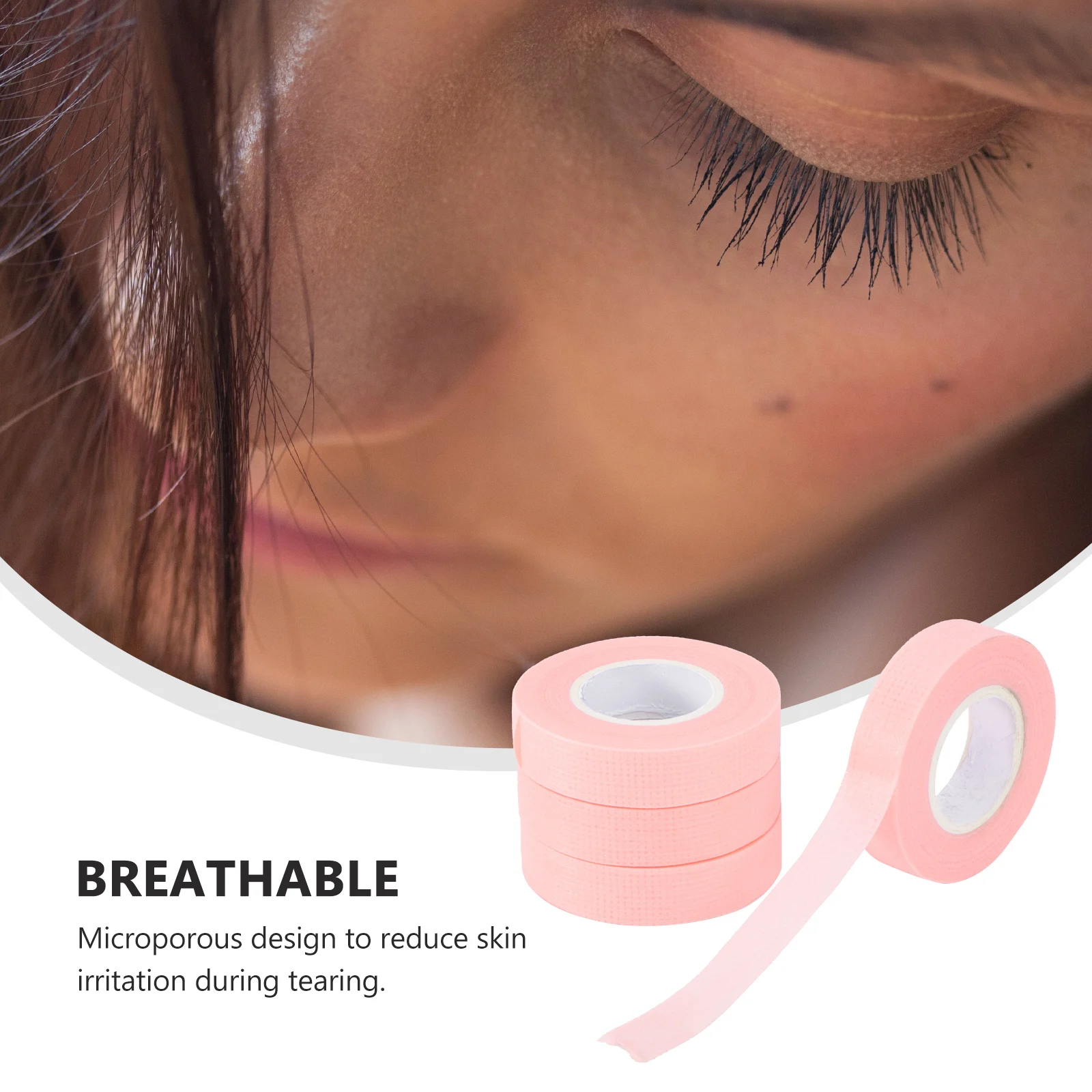 

4 Rolls Lash Isolation Tape Eyelash Fixed Tapes Grafting Patches Automatic Extension