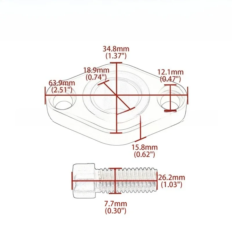 

Zza для NICECNC ATV, универсальный блок стояночного тормоза, алюминиевый TRX450R Raptor 700 YFZ450R Banshee 350 Can Am
