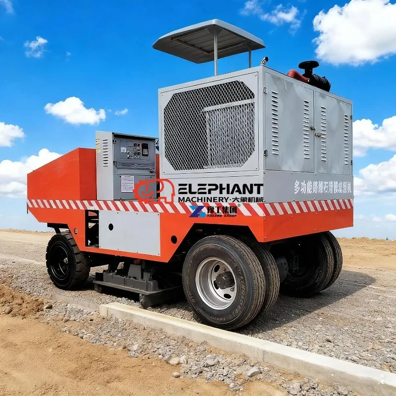 Concrete Curb Machine Slip Form Curb Paver Adjustable Width Concrete Curbing Equipment for Municipal Road Construction