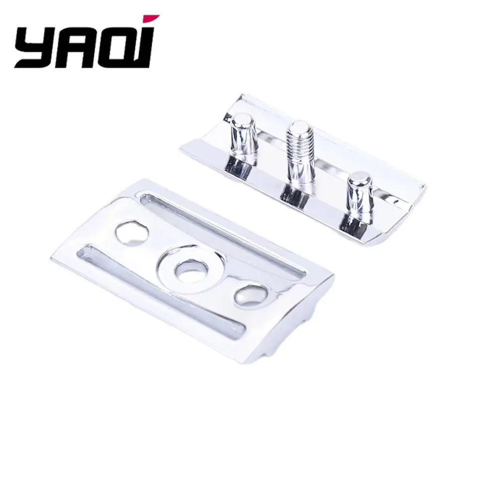 

2026 Men Razor YAQI Chrome Color Scalloped Bar Double Edge Safety Razor Head For Men Shaving Products