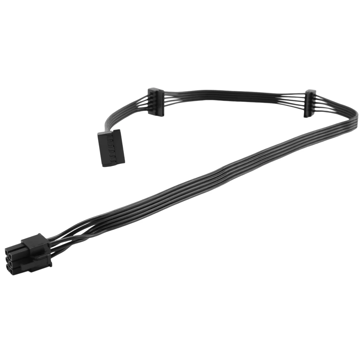 Câble d'alimentation RISE PCIe 6 broches mâle vers 3 SATA pour Seasonic Focus Plus Platinum FOCUS + série 850PX 750PX 650PX 550PX PSU