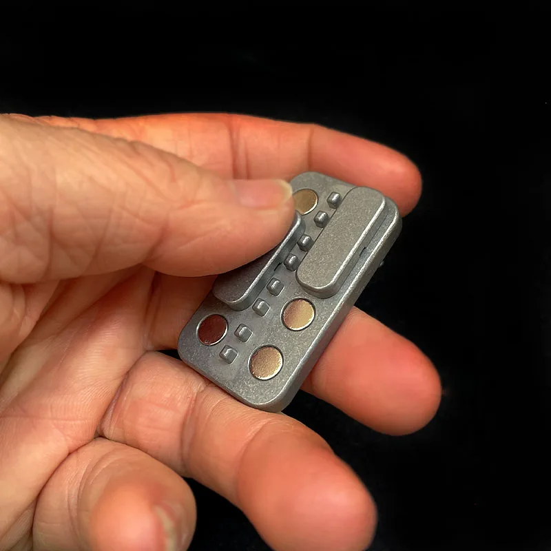 

Titanium Alloy piano Push-Papa Push Brand Fingertip Decompression Magnetic Fingertip Toys Edc Portable Decompression Artifact