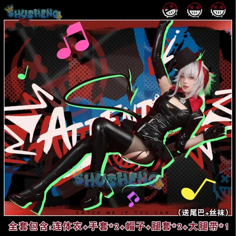 

Arknights W Rhythmic Synesthesia Jumpsuits Cosplay Costume Cos Game Anime Party Uniform Hallowen Play Role Clothes