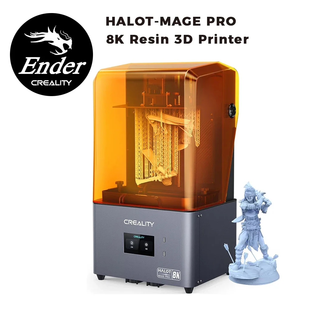 

Creality Halot-Mage Pro Смола 3D-принтер 170 мм/с Высокоскоростная печать Разрешение 8K 10,3 дюйма Моно ЖК-дисплей УФ-фотоотверждаемый принтер смолы