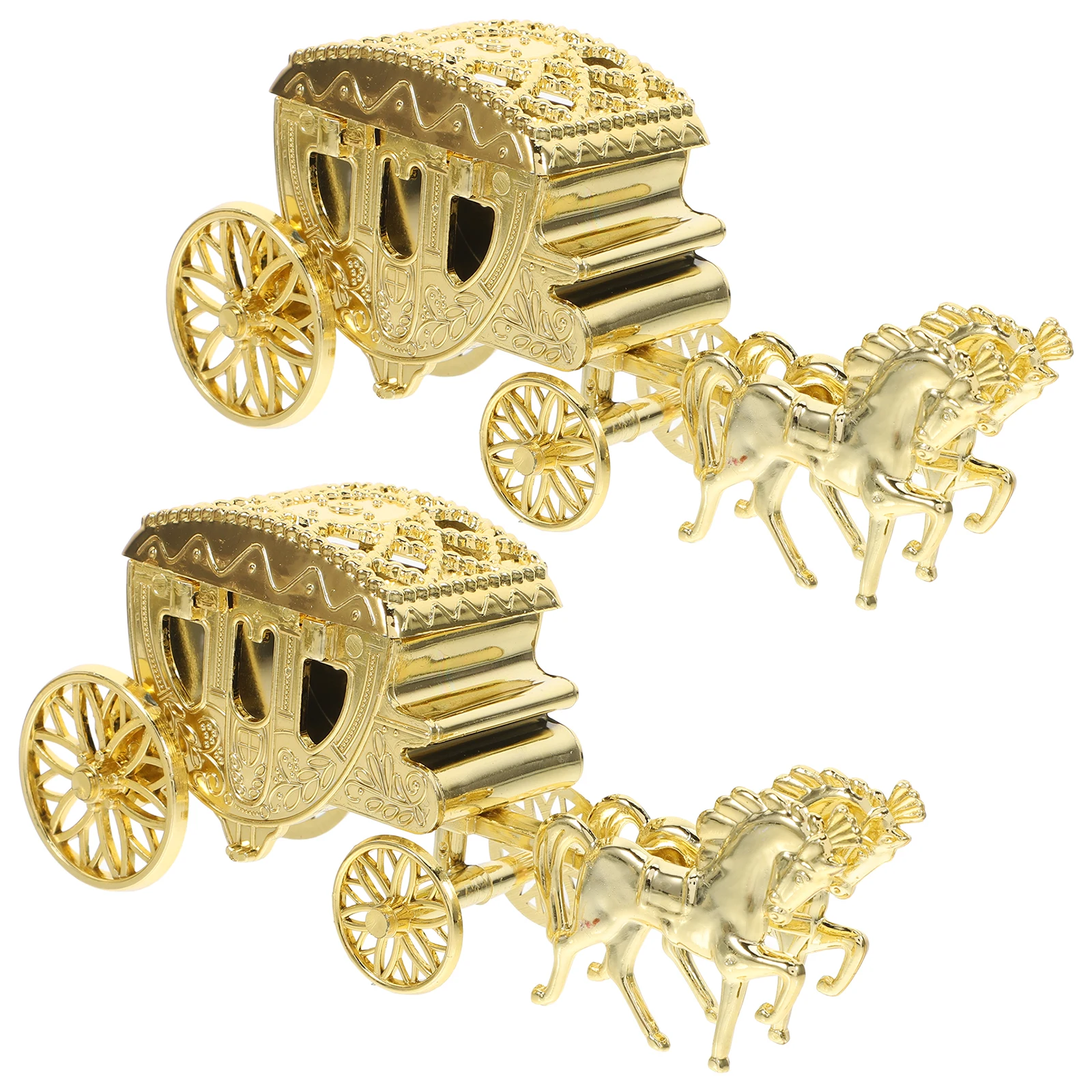 

2pcs Exquisite Candy Box Wedding Favor Present Holder Treats Storage Gift Boxes for Halloween Party Baby Shower