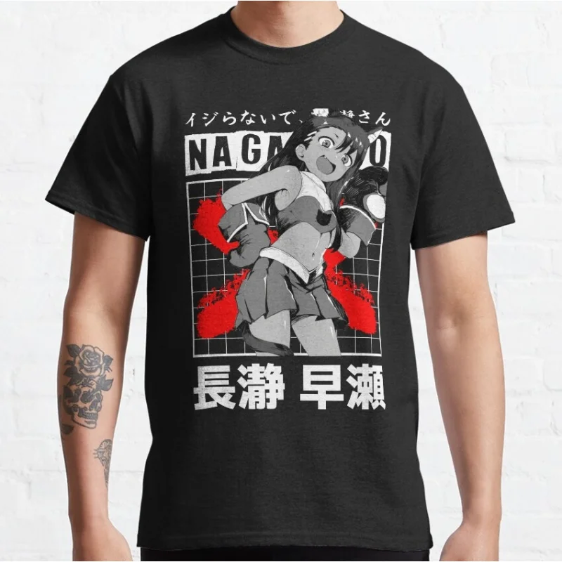 0503 Dont Toy With Me Nagatoro Hayase Gift for Anime lover 100% cotton Y2K clothes O -Neck Short Sleeve Graphic T-Shirt S-6XL