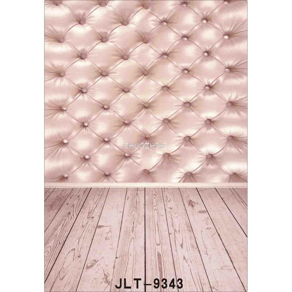 SHUOZHIKE Thin Cloth Photography Backdrops Prop Wooden Planks Indoor and floor Floral Valentine day Studio Background  JL-27