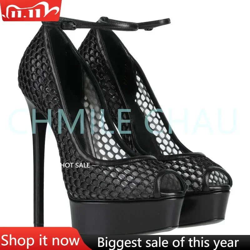 

【Measure your feet length before order】Elegant Luxury Designer Women Pumps Stiletto High Heel Fetish Banquet Lady Shoe 22-CHC-30