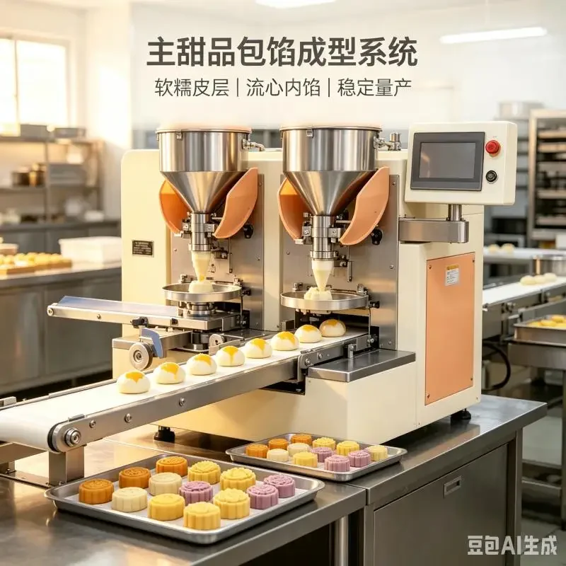 Stainless Steel Encrusting Machine for Stuffed Dumplings, Sweet Rice Balls Chocolate Buns Compact Customized