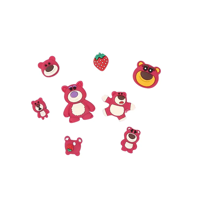 

10Pcs Cute Potdemiel PVC Shoes Charms Sandals Shoe Accessories Clogs Pins Decorate Kids Gifts