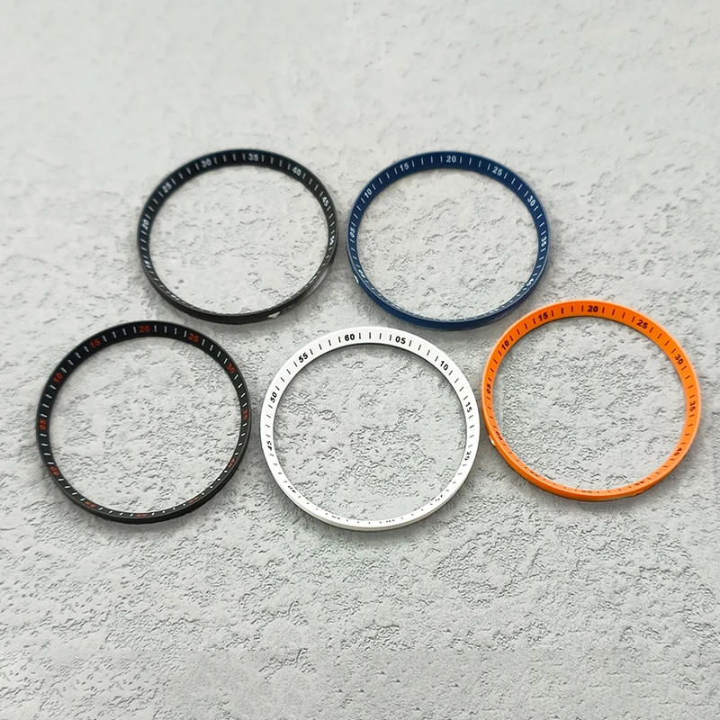 

Watch Case Chapter Ring Fits SKX007 SKX009 SRPD Case Multiple ColourInner Ring Men's Diving Watch Parts Size 30.5mmx27.3mm