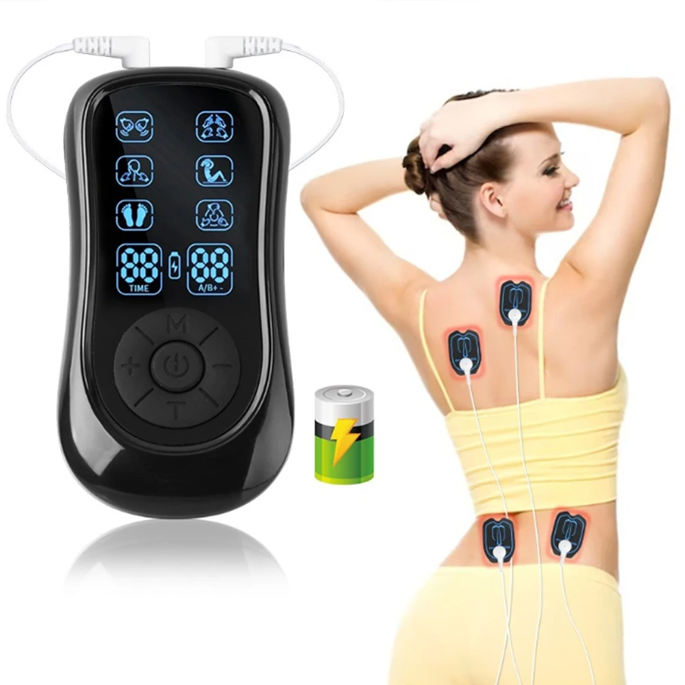 

6 Modes Tens Unit Machines Pulse Impulse Mini Full Body Massager EMS Eletric Professional Muscle Stimulation Physiotherapy TENS