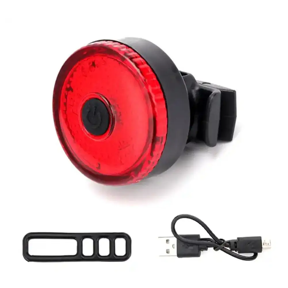 AliExpress Mini LED Bicycle Tail Light Usb Chargeable Bike Rear ﻿ Light Warning Helmet Lamps Lights Cycling