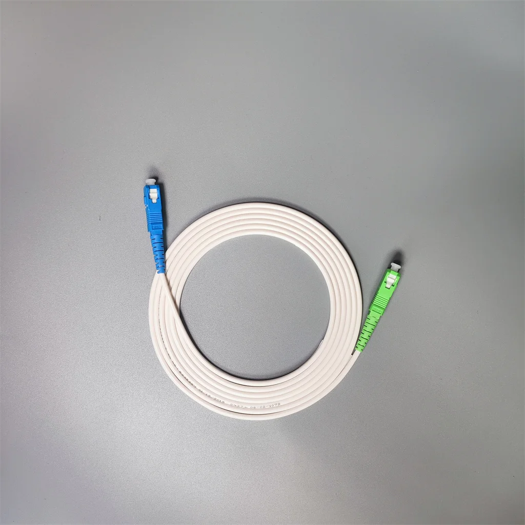 2M Fiber Optics Cable Single Mode G657A2 SC/APC-SC/UPC Indoor Opitcal Fiber cable FTTH LSZH Fibra Optica Extension Cord