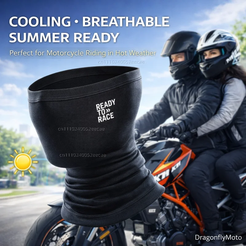 For KTM Ready to Race Adv Duke 390 690 790 890 1190 Rc Motorcycle Windproof Summer Cycling Face Cover Neck Tube Breathable Logo