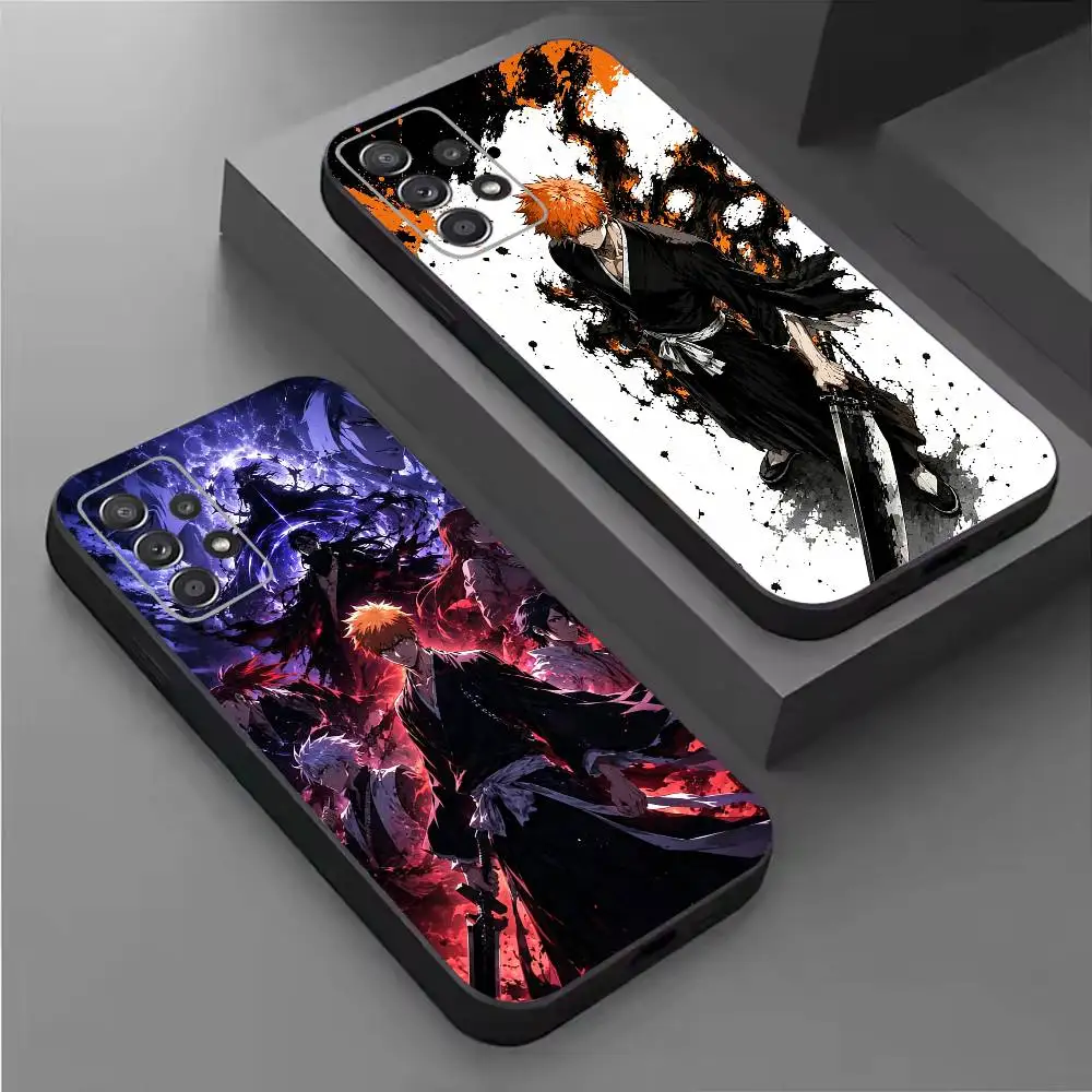 Insane Anime Bleach Kurosaki Ichigo Phone Case For Samsung S26,25,24,21,22,21,20,10,9,8,7,6,Ultra,Plus,Fe, Lite Black Cover
