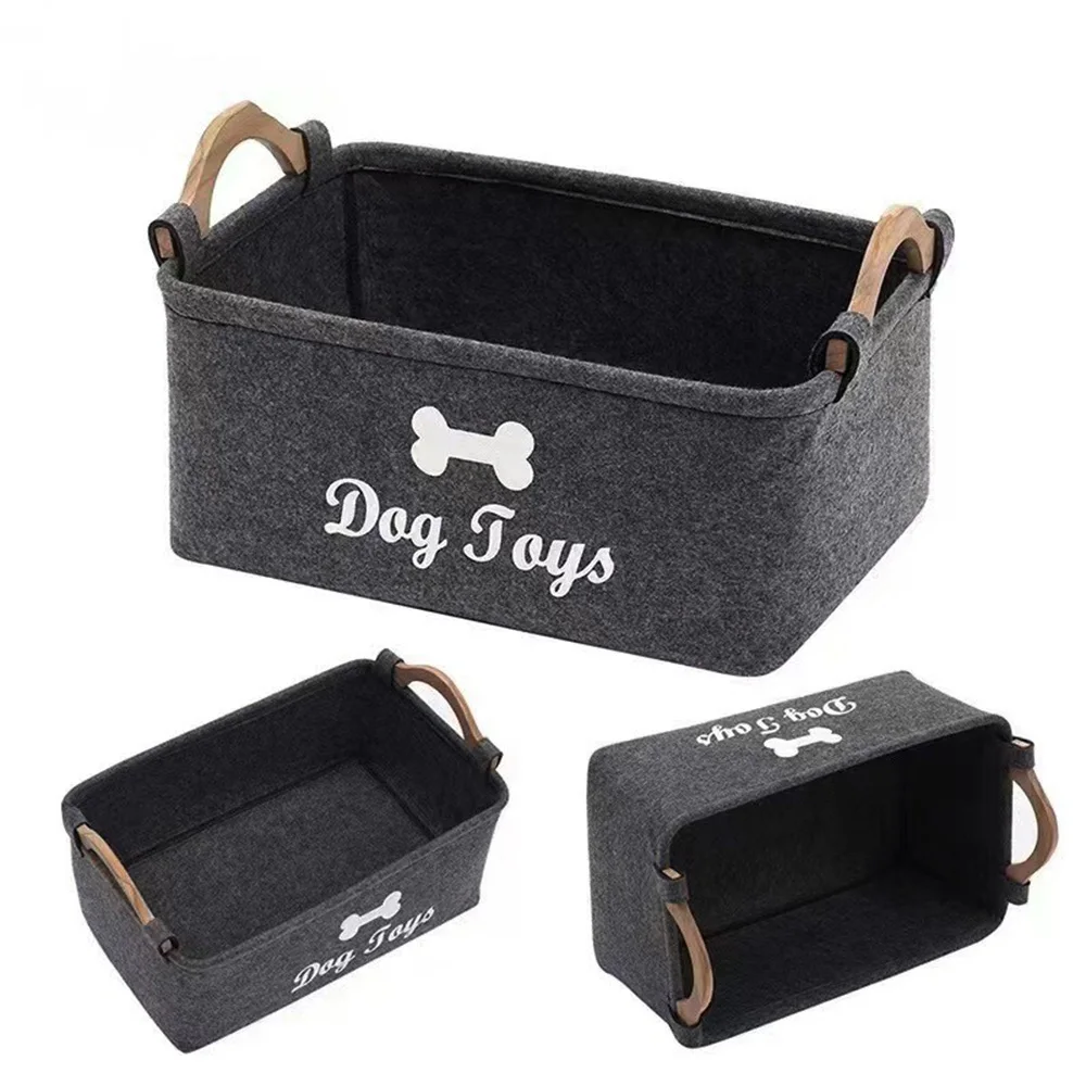 Felt Pet Toy Storage Box 6