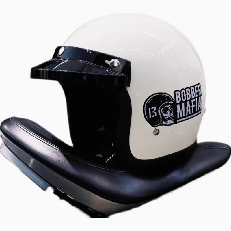 BOBBER MAFIA ملصقات الدراجات النارية الرجعية خوذات المحرك زخارف خزان الوقود الشارات مقاوم للماء عاكس Pegatinas