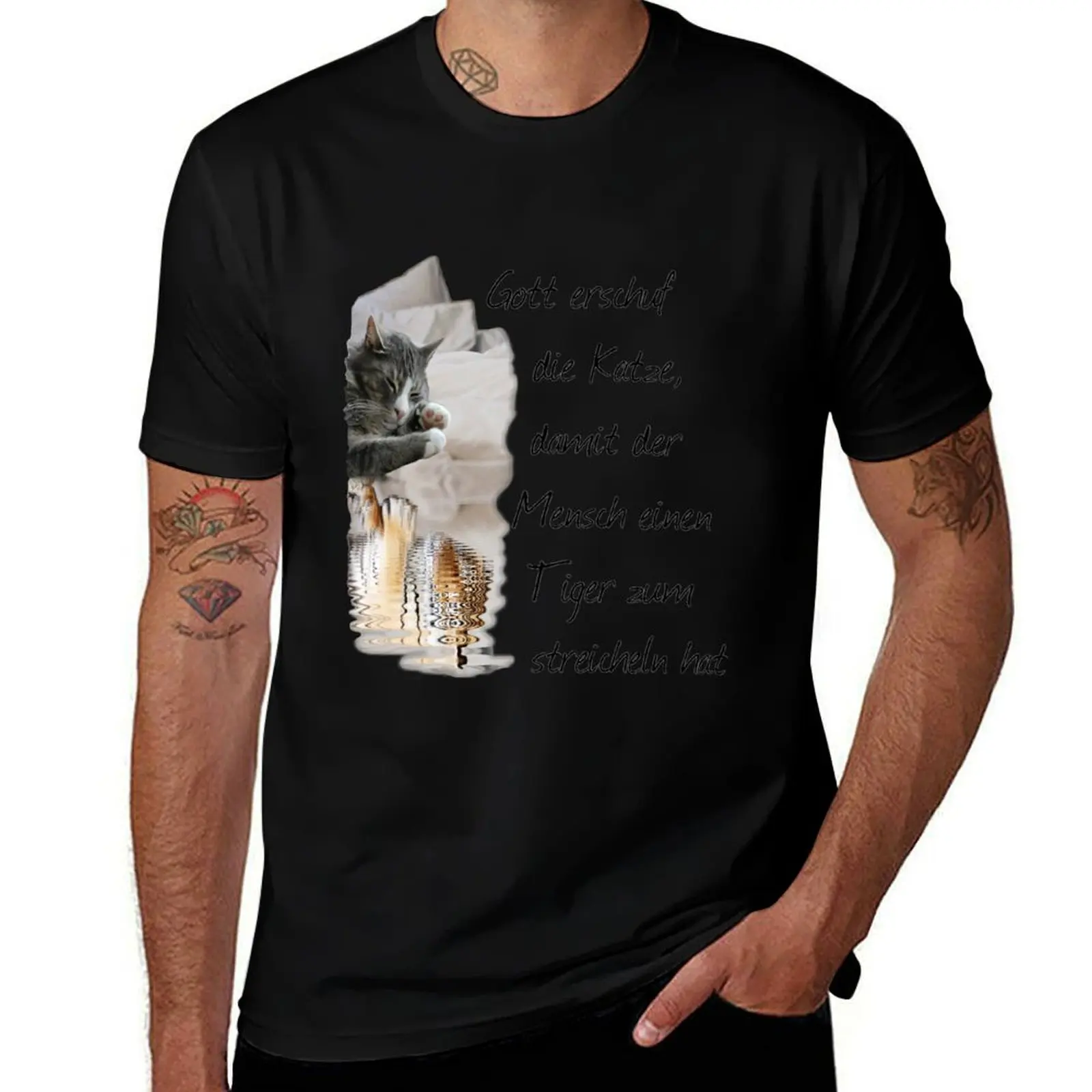 

A tiger to stroke... T-Shirt Festival Casual Short Sleeve