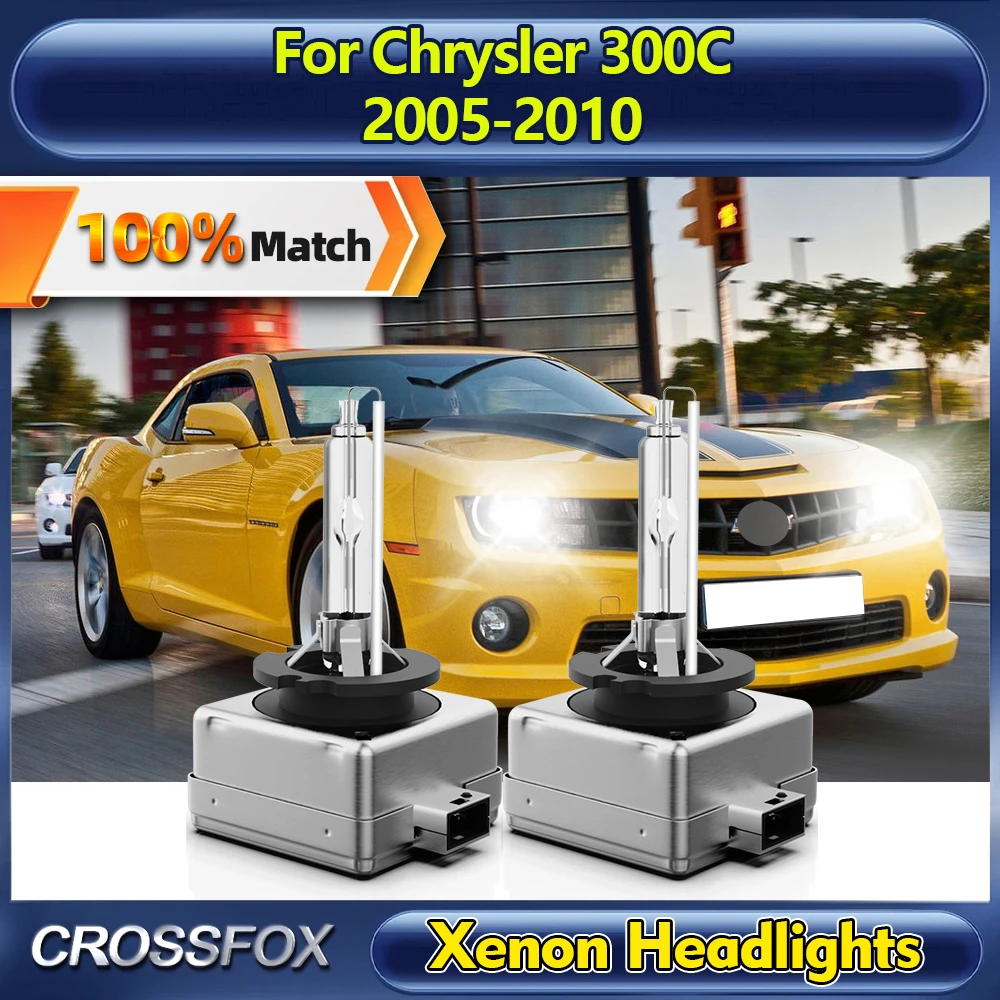 

35W D1S Car Xenon HID Headlight Bulbs 6000K HID Xenon Lamps 12V Plug And Play For Chrysler 300C 2005 2006 2007 2008 2009 2010